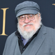 George R. R. Martin at the Tolkien premiere.